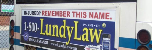 Lundy Law Tail Bus Ad
