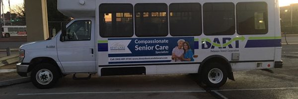 Senior Para Transit Advertising