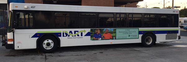 Dart King Bus Ad